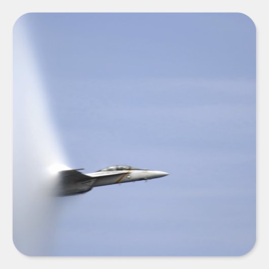 F/A-18Eホすごいルネットは速度に達する スクエアシール (正面)