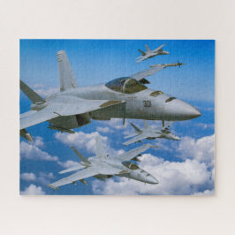 F/A-18Eホーすごいネット（16x20インチ） ジグソーパズル