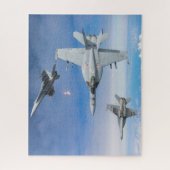 F/A-18Eホーすごいネット(16x20インチ) ジグソーパズル (縦)