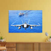 F/A-18Eホーネすごいット24x36 キャンバスプリント (インサイチュ (リビング))