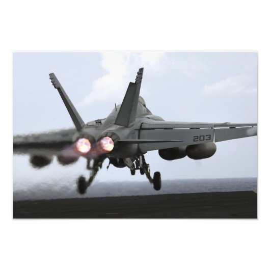 F/A-18Eホーネットがすごい起動 フォトプリント            (正面)