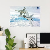 F/A-18E スーパーホーネット ポスター (ホームオフィス)