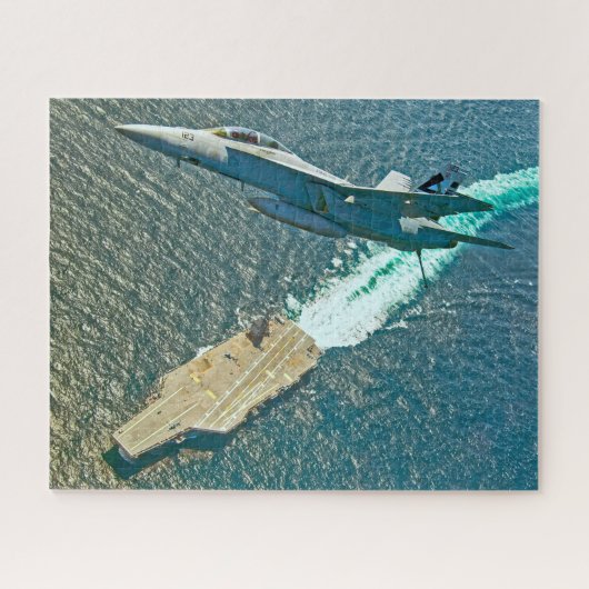 F/A-18Fホーすごいネット(16x20インチ) ジグソーパズル (横)