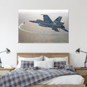 F/A-18Fホーネすごいット32x48 キャンバスプリント (インサイチュ (寝室))