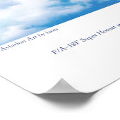 「F/A-18Fホーネすごいット」 ポスター (角)