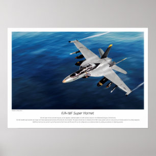 「F/A-18Fホーネすごいット」 ポスター
