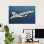 F/A-18Fホーネすごいット ポスター (ホームオフィス)