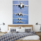 F/A-18F HORNET すごい 40x60 キャンバスプリント (インサイチュ (寝室))