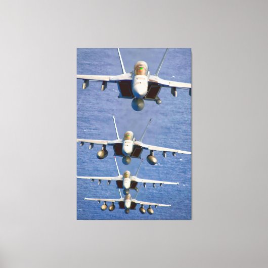 F/A-18F HORNET すごい 40x60 キャンバスプリント (正面)