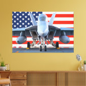 F/A-18F HORNET すごい 40x60 キャンバスプリント (インサイチュ (リビング))