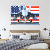 F/A-18F HORNET すごい 40x60 キャンバスプリント (インサイチュ (寝室))