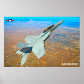 F/A-18F SUPER HORNET ポスター (正面)