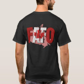 F.A.F.O国旗のTシャツ Tシャツ (裏面)