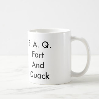 F.A.Q.Fart AndQuack コーヒーマグカップ