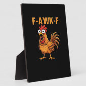 F-Awk-F ニワトリ F-Caw-F キジ 面白い ユーモア ミーム フォトプラーク (側面)