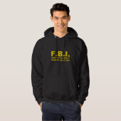 F.B.I. 代理店 パーカ (正面フル)