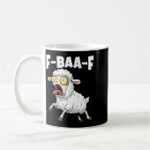 F-baa-f ミーム - 笑える絶叫ミーム グラフィック コーヒーマグカップ (左)