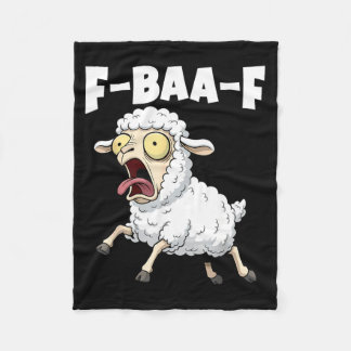F-baa-f Meme – Funny Screaming Meme Graphic  フリースブランケット