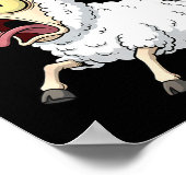 F-baa-f Meme – Funny Screaming Meme Graphic  ポスター (角)