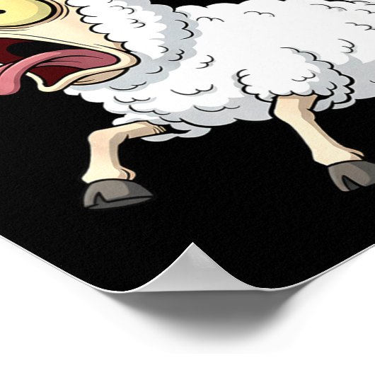 F-baa-f Meme – Funny Screaming Meme Graphic  ポスター (角)