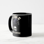 F-Caw-Fコーヒー機能が必要Crow Raven おもしろい マグカップ (正面左)
