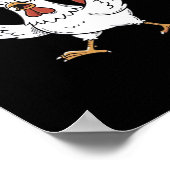 F-Caw-Fチキンクラシックトレンディー ポスター (角)