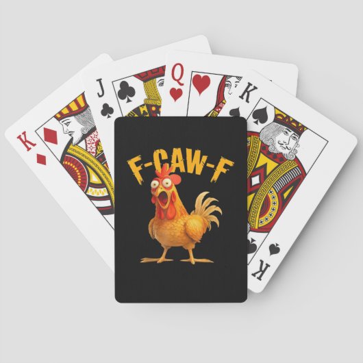 F-Caw-Fチキンレトロクラシックスタイル トランプ (裏面)