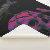 F-Caw-Fブラックカおもしろいウズドリ シェルパブランケット (3/4)