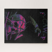 F-Caw-Fブラックカおもしろいウズドリ ジグソーパズル (横)