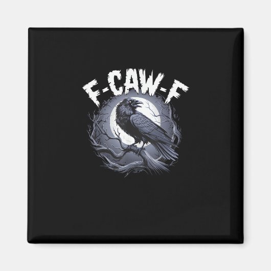 F-Caw-Fミニマルシンプル マグネット (正面)