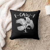 F-Caw-Fレイベンヴィンテージグラフィック クッション (ブランケット)