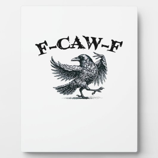F-Caw-Fレトロスタイル フォトプラーク (正面)