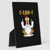F-Caw-F引用ニワトリのミーム フォトプラーク (側面)