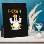 F-Caw-F引用ニワトリのミーム フォトプラーク (側面)