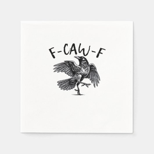 F-Caw-F必須クラシックスタイル スタンダードカクテルナプキン (正面)