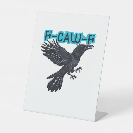 F Caw F おしゃれカジュアル 台座サイン (正面)