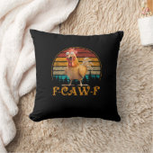 F-Caw-F おもしろい引用 ニワトリのミーム F-Caw-F クッション (ブランケット)