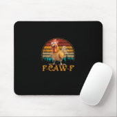F-Caw-F おもしろい引用 ニワトリのミーム F-Caw-F マウスパッド (マウス)