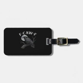 F-Caw-F おもしろい引用 ラゲッジタグ