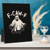 F-Caw-F おもしろい ユーモア クール おしゃれ フォトプラーク (側面)