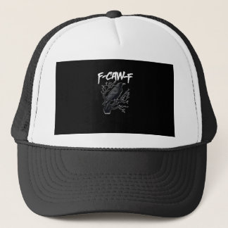 F-Caw-F おもしろカラス シンプル キャップ