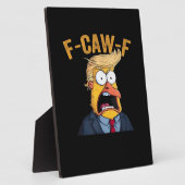 F-Caw-F おもしろ鶏コロコロ クラシック フォトプラーク (側面)
