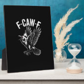 F-Caw-F からす レトロ クラシック フォトプラーク (側面)