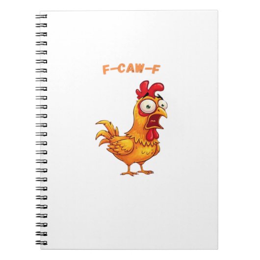 F-Caw-F ちょっと笑える名言 ノートブック (正面)