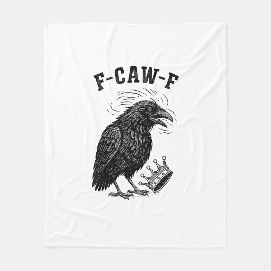 F Caw F アメリカに王様はいない クリエイティブスタイル フリースブランケット (正面)