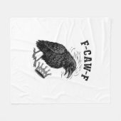 F Caw F アメリカに王様はいない クリエイティブスタイル フリースブランケット (正面(横))