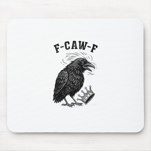 F Caw F アメリカに王様はいない クリエイティブスタイル マウスパッド (正面)