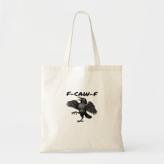 F Caw F エッセンシャルヴィンテージグラフィックデザイン トートバッグ (正面)