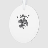 F Caw F エッセンシャル クラシック アート オーナメント (正面)