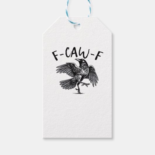 F Caw F エッセンシャル クラシック アート ギフトタグ (正面)